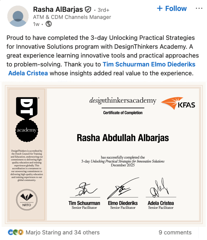 learning certificate